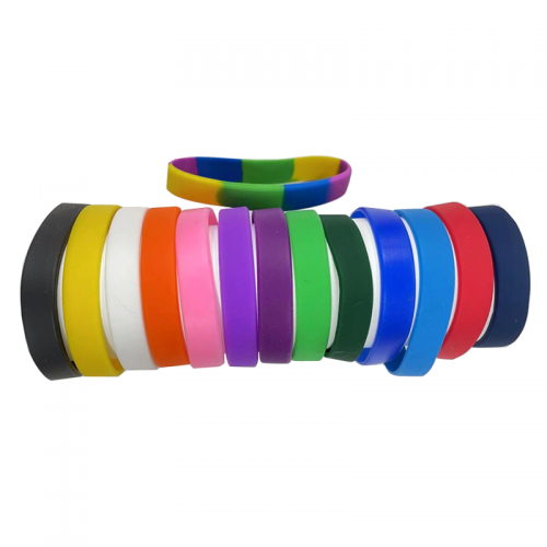 Cheap rubber store wristbands